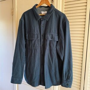Old Navy Men's Casual Button-Up, denim color